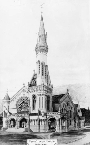 Presbyterian Church, a drawing