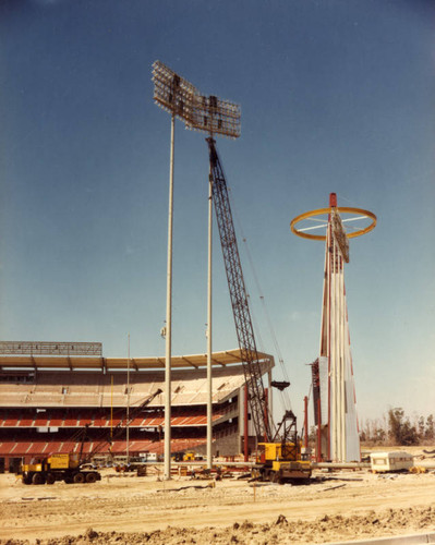 Construction of Angel Stadium