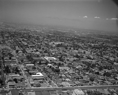 Looking north from Florence Avenue, Huntington Park