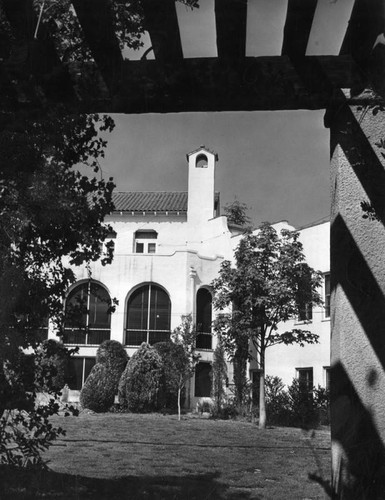 Auditorium and library