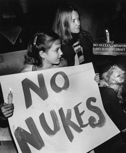 Anti-nuclear protesters