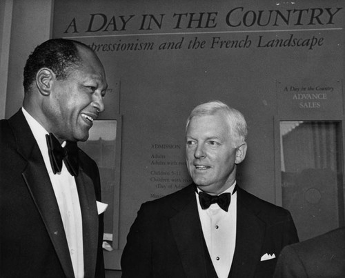 Mayor Tom Bradley and Earl Powell