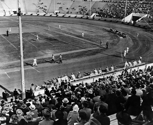 Baseball at Gilmore Stadium