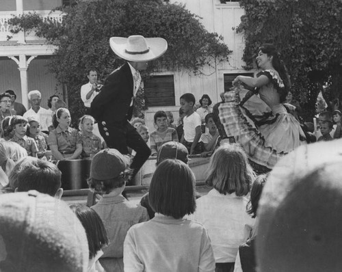 Valley youths view folk dances