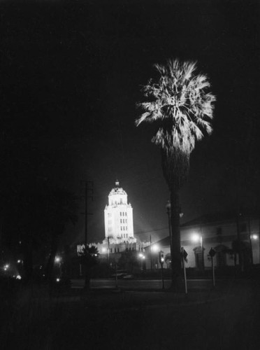 Beverly Hills City Hall at Christmas