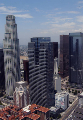 Panoramic view of downtown Los Angeles