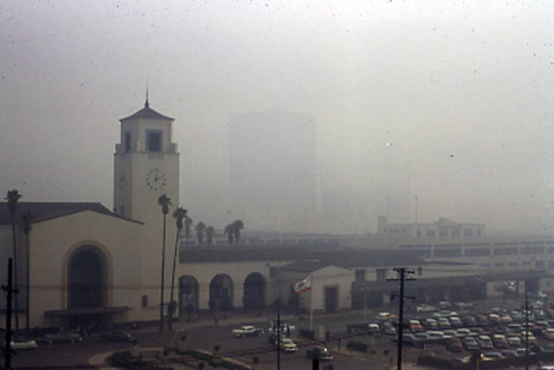 Smoggy day, Union Station