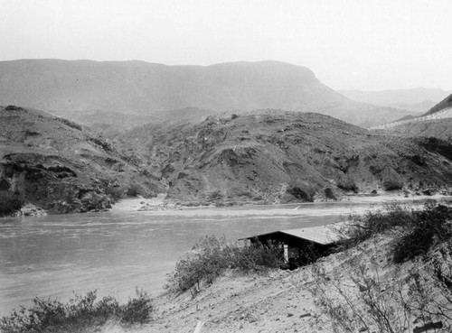 Site overlooking future Hoover Dam