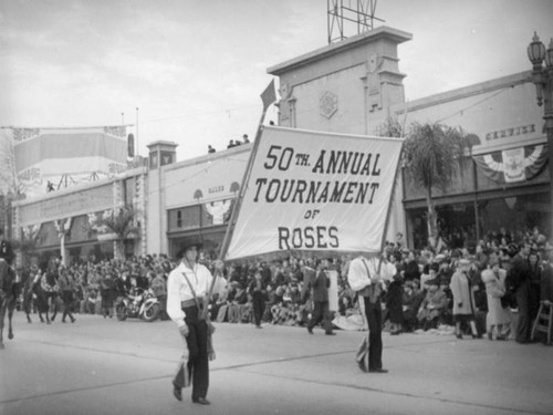 Fiftieth annual tournament of Roses, 1939