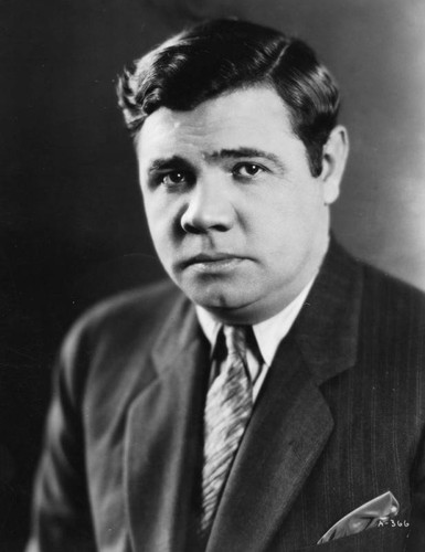 Babe Ruth, a portrait — Calisphere