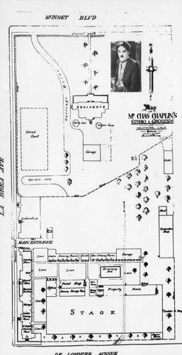 Map of Chaplin Studios