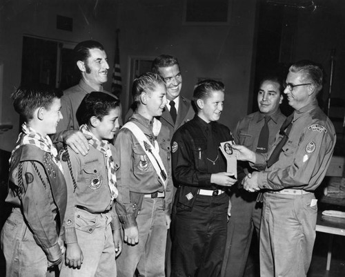 Boy Scouts honored