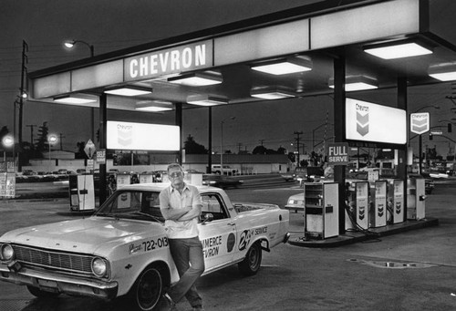 Downey Chevron station owner Bill Pasley means business