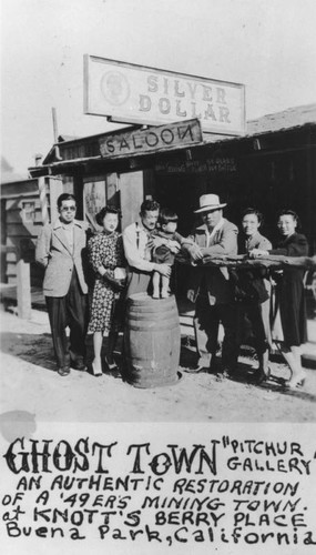 Visitors at Knott's Berry Farm