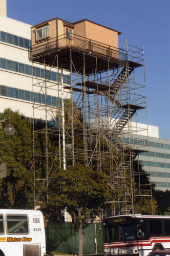 City Hall South, scaffolding