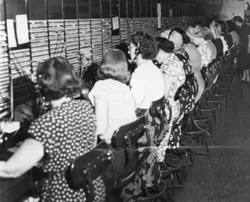 Telephone operators at Biltmore