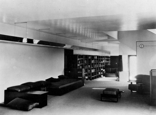 Lovell residence, interior view