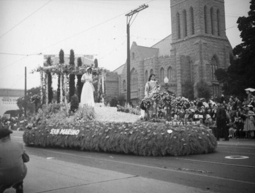 "San Marino," 51st Annual Tournament of Roses, 1940