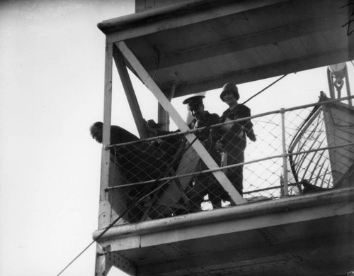 Marie Byrd aboard the C.A. Larsen