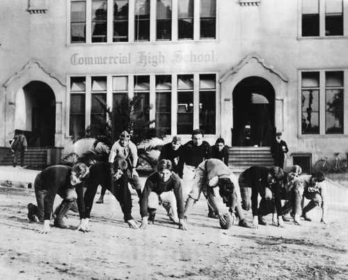 Commercial High football team