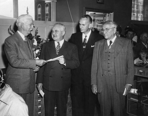 Dedication of San Pedro Branch Library