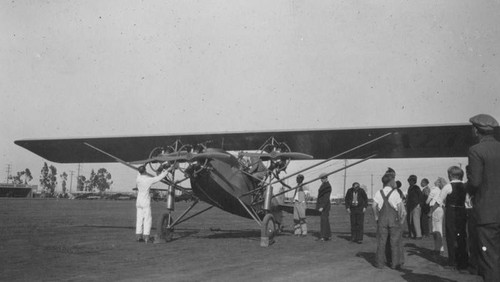 Brown Mercury Plane at Burdette Field