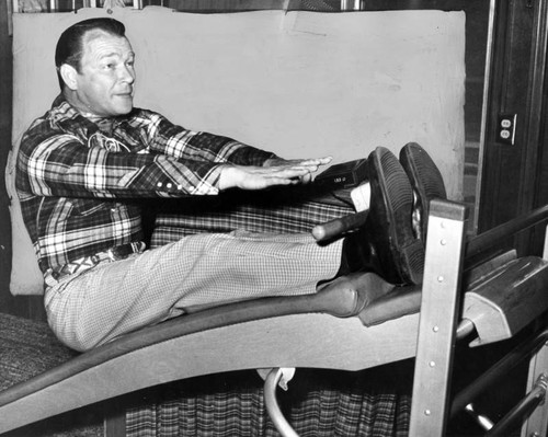 Roy Rogers--A rowing machine and a 30-inch waist