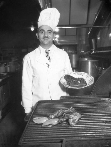 Palm Springs chef preparing lobster