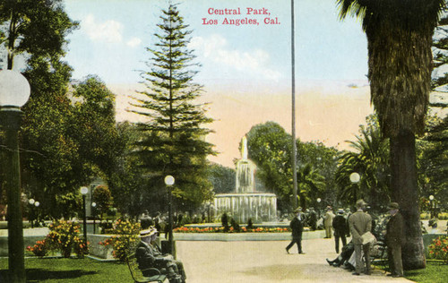 Pershing Square fountain