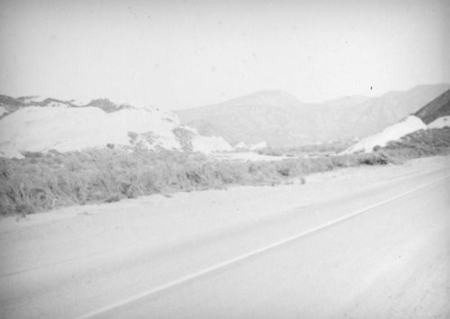 Mormon Rocks from the highway near the Cajon Pass