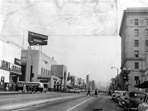 Intersection in Whittier