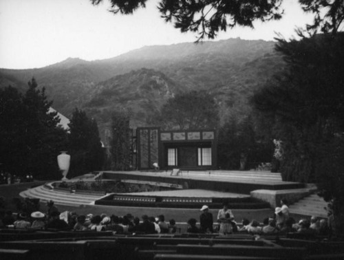 Arriving for Madame Butterfly at the Hollywood Bowl