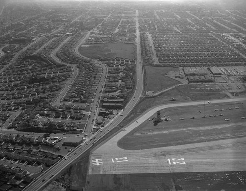 Bundy Drive, S. Centinela Avenue, looking south