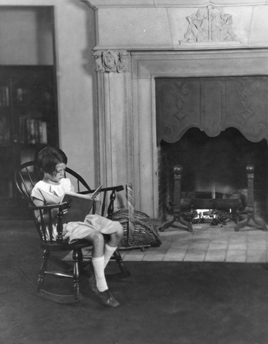 Fireplace, Hollywood Branch Library