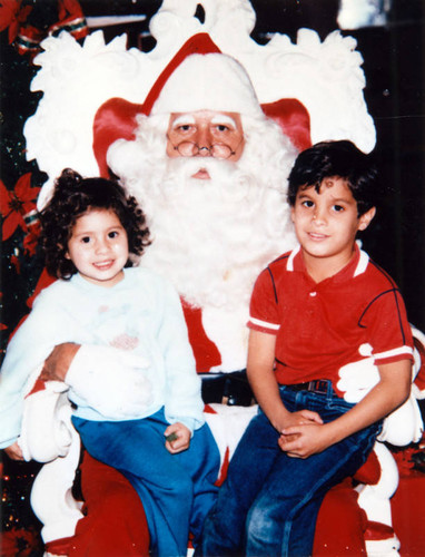 Kids with Santa