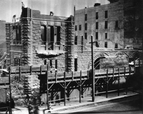 Demolition of old City Hall