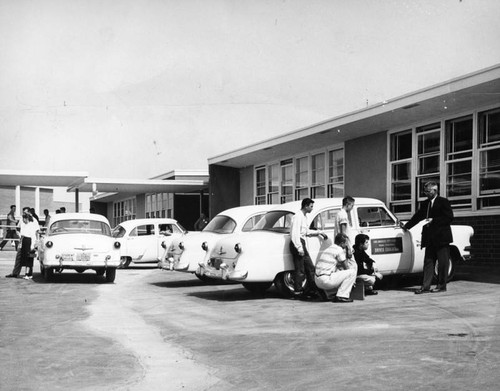 Student auto classes at Polytechnic High School