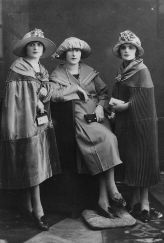 Portrait of three Romanian women