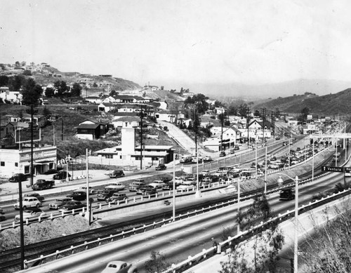 Traffic in Cahuenga Pass