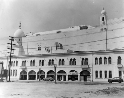 Shrine Auditorium exterior, view 3