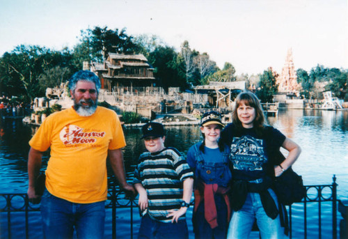 Family at Disneyland