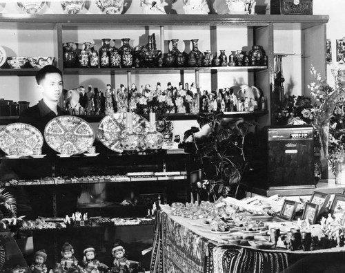 Store interior in Chinatown