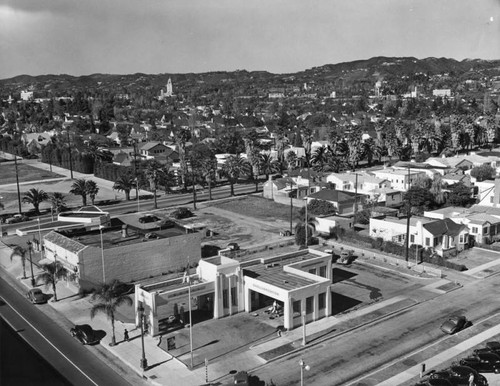 Panoramic view of Beverly Hills