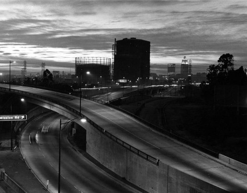 Hollywood Freeway at sunrise