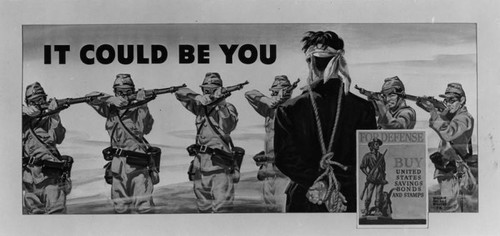 War bond poster wins 3rd prize