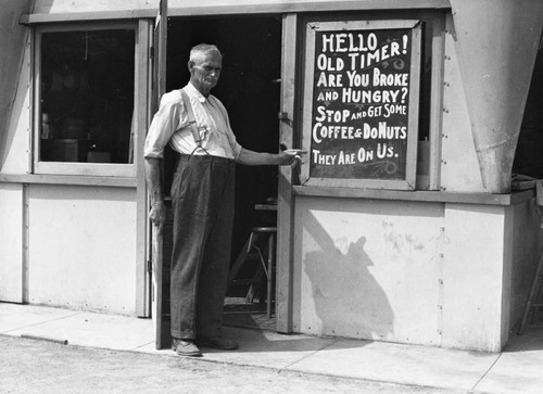 Sign at the Feed Rack restaurant