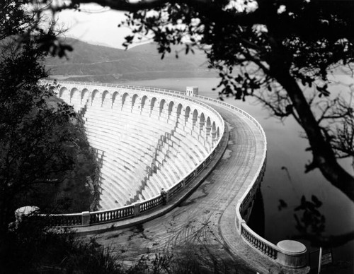 Mulholland Dam seen from the right