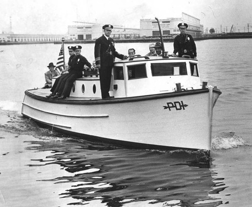 First patrol boat, Los Angeles Harbor