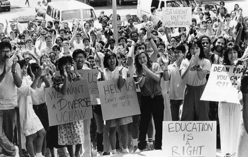 UCLA Law School protest