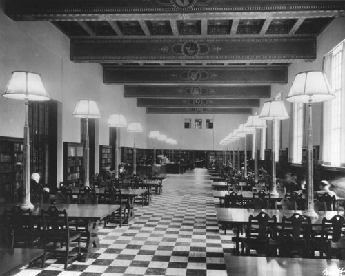 History Department interior, Los Angeles Public Library